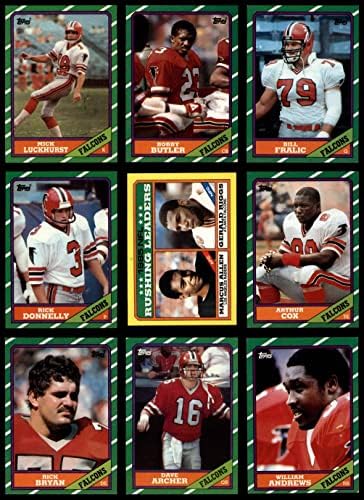 1986 Topps Team Atlanta Falcon
