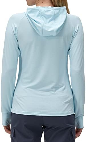 למנות נשים חולצות שמש UPF 50+ קפוצ'ון דייג שרוול ארוך SPF חולצת שחייה בגדי הגנה על UV לטיולים