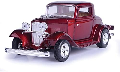 1932 פורד קופה 1/24 בקנה מידה דייקאסט דגם רכב אדום