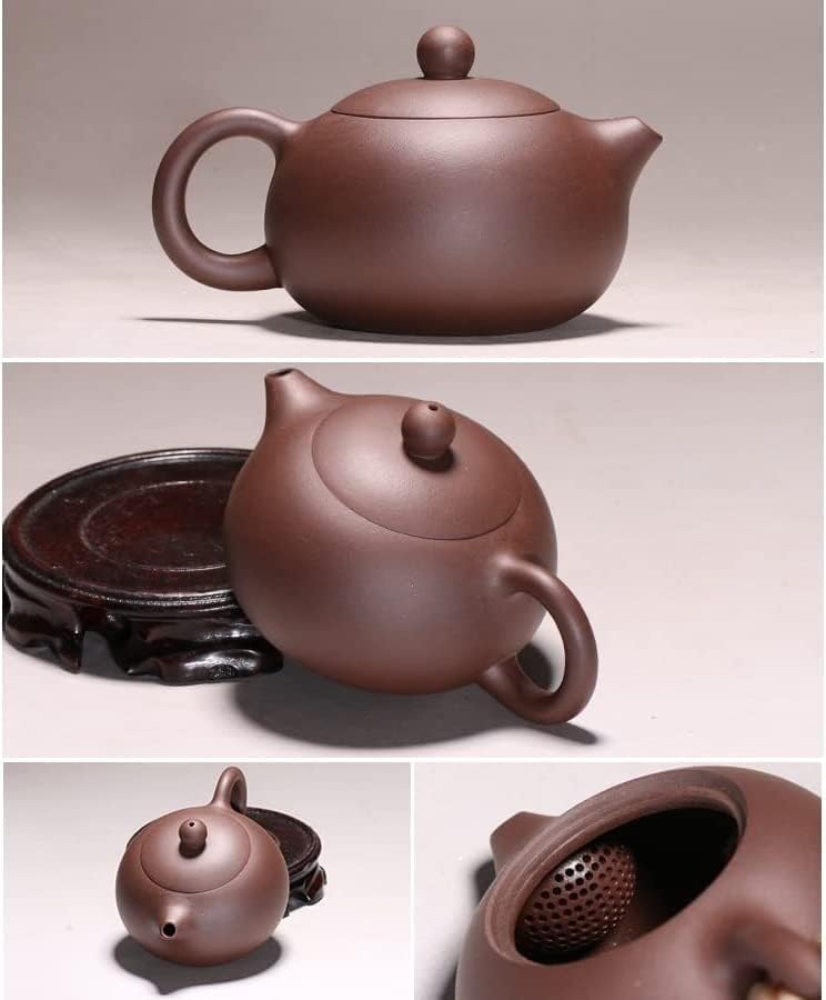 קומקום תה משרד סיר תה סגול חימר סגול יופי יופי קומקום גולמי עפרות תה תה.