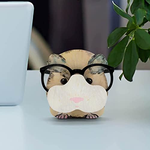מחזיק משקפי עץ של CQCCYD עמדו על מחזיק משקפיים יצירתי תצוגה עמדת משקפי חיות מחמד מצחיקים מחזיק
