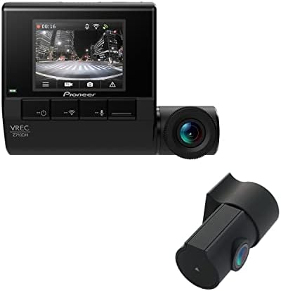 Pioneer VREC-Z710DH הקלטה כפולה של 2 ערוצים 1080p מערכת מצלמות מקף HD עם WIFI ומסך LCD 2