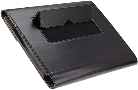 מארז פוליו עור שחור של Broonel - תואם ל- Samsung Galaxy Book3 Pro 360 15.6 מחשב נייד