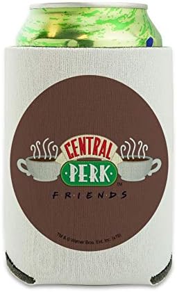 לחברים לוגו של Perk Central Can Coner יותר - שתיית שרוול חיבוק מבודד מתקפל - מחזיק מבודד משקאות