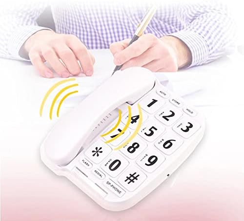 SDFGH מתאים לקשישים עם כפתורים גדולים וטלפון טלפון קווי טלפון קווי טלפון קבוע