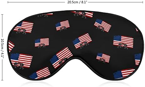 דגל אמריקאי היאבקות מסכת עיניים ישנה כיסוי צלף חמוד עם רצועה מתכווננת לנשים לילה גברים