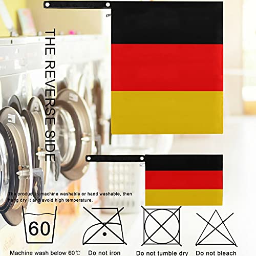 דגל גרמניה Visesunny 2 יחידות שקית רטובה עם כיסים עם רוכסן תיק חיתולים מרווח לשימוש חוזר ונשנה לטיולים,