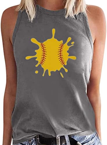 אמריקאי דגל גופייה נשים קלאסי-כושר בייסבול מודפס חולצות חולצות אימון צווארון עגול לנשימה שרוולים