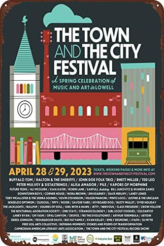 פסטיבל העיר ופסטיבל העיר 2023 באפלו טום דלטון והשריפים 12x8 אינץ