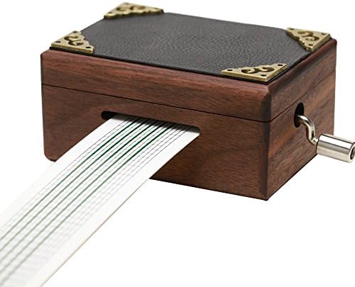 עץ וינטג 'יוטנג 15 מנגנון הערה קופסא מוזיקלית מתנה לתיבת מוסיקה