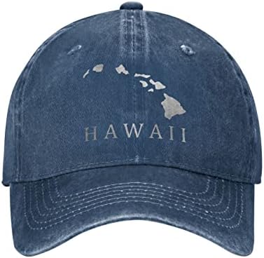כובע בייסבול מתכוונן לגברים נשים עם דפוס איי הוואי, כובע קלאסי בעיצוב פרופיל נמוך