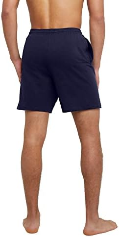 מכנסיים קצרים אתלטיים לגברים של האנס, מכנסיים קצרים של ג'רזי הכותנה האהובים, מכנסיים קצרים סרוגים עם