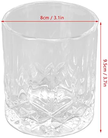 כוסות ויסקי, 300 מ ל קוקטייל זכוכית חקוק משטחים סלעים משקפיים גבוהה בורוסיליקט זכוכית יין משקפיים עבור בית מסעדה