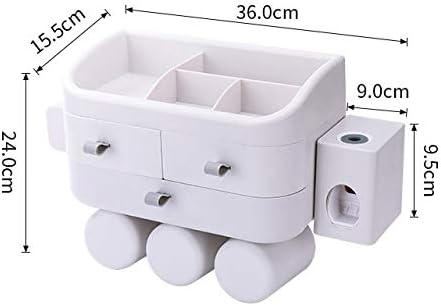 Doubao Creative Amboat Braush Reslush Wash Set קיר רכוב על אמבטיה שטיפת פה כוס שיניים משחת שיניים משחת