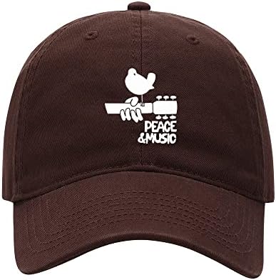 L8502-LXYB כובעי בייסבול גברים פסטיבל וודסטוק מודפס כובע כותנה כותנה כובע בייסבול