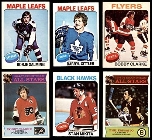 1975-76 O-PEE-CHEE NHL סט שלם חלקית VG/EX+