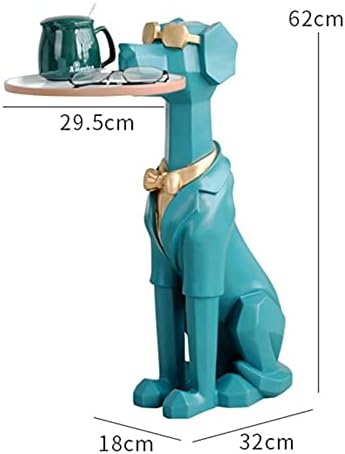 פסל פילים SXFYWYM עם מגש מופשט פסל בעלי חיים קישוט צלמית צד שולחן צדדי מחזיק קופסאות מגש דקורטיבי לעיצוב משרד