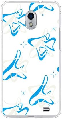 עור שני מרווח MHAK לבן x כחול / עבור Galaxy S II Wimax ISW11Sc / AU ASCG2W-PCCL-298-Y372