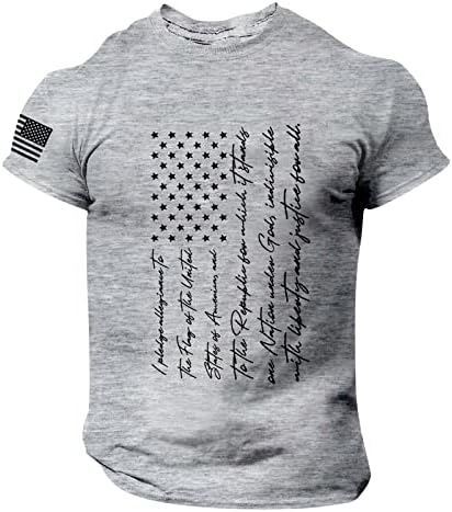 חולצת דגל אמריקאית שרוול קצר 4 ביולי חולצות מצחיקות ארהב דגל ארהב דגל פטריוטי חולצות שרירים חולצות