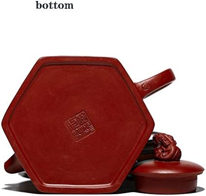 WIONC בסגנון סיני 6 קומקום צדדי בעבודת יד DAHONGPAO KUNG FU משקה טקס תה ציוד