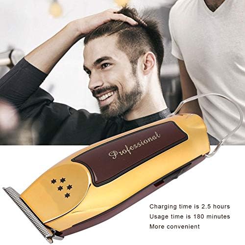 גוזז שיער החיים הטוב ביותר, מכונת חיתוך שיער חשמלית מקצועית גוזז שיער גוזם שיער תקע אמריקאי 100-240