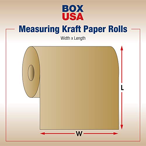 קופסה ארהב גליל נייר חום קראפט, 30, 48 x 1,200 ', נייר ממוחזר, אידיאלי למשלוח, אריזה, העברה, עטיפת