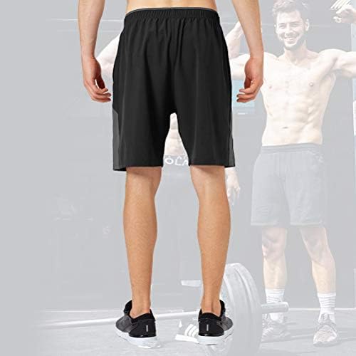 אימון לגברים Tesuwel מפעיל מכנסיים קצרים מהיר של מכנסי חדר כושר ספורטיביים יבש עם כיסי רוכסן