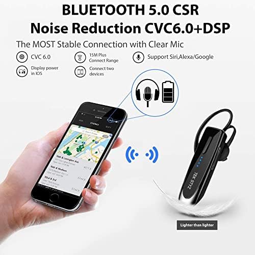 אוזניות Volt+ Tek Styz התואמות ל- BlackView Ob80 C80 באוזן Bluetooth 5.0 אוזנית אלחוטית, IPX3 אטומה למים, מיקרופונים