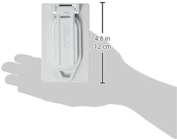פעמון 5146-0 אטומי אפר אטומי מכשיר אנכי יחיד מכשיר הרכבה דופלקס, לבן