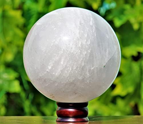 מלוטש טבעי לבן גביש לבן קוורץ צ'אקרות קריסטל ריפוי כדורי אבן מטאפיזיים מדיטציה גדולה פנג שואי