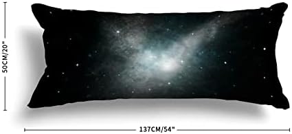 כוכבי UTF4C כוכבי הלכת גלקסי גוף כרית גוף כותנה כותנה 20 x 54 מבוגרים רכים עם כרית רוכסן מכונת
