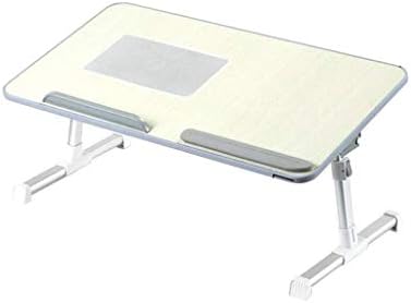 שולחן מחשב נייד GFHLP למיטה, שולחנות הברכיים מגשי מיטה לאכילה ומחשבים ניידים שולחן הברכיים, מגש מחשב