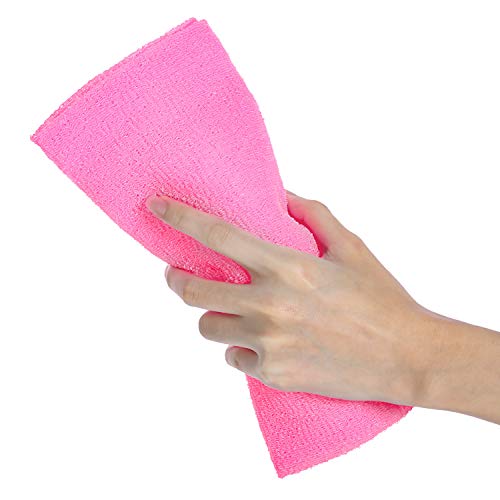 BOAO 4 חתיכות פילינג פילינג מגבת כביסה מגבת כביסה יפנית ניילון יופי עור אמבטיה מגבת מגבת ספוג קוריאנית