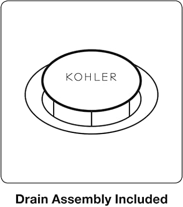 KOHLER 97094-4-CP CP Centerset Bucet, כרום מלוטש
