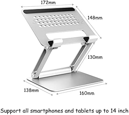 BBSJ טבליות מתכווננות עמדת אלומיניום סגסוגת טבליות מחזיקת שולחן עבודה שולחן עבודה עמדת טבלט בחינם