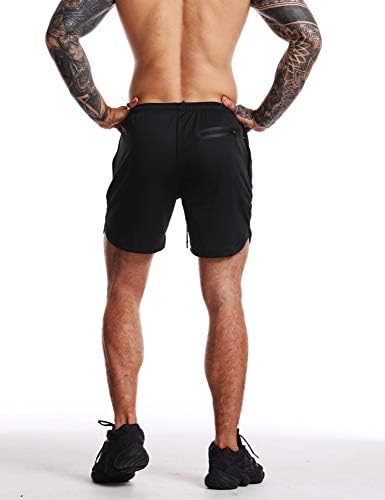 מכנסי ריצה אימון 2 ב-1 לגברים של פליפרפליי 7 מכנסיים קצרים אימון יוגה כושר קל משקל