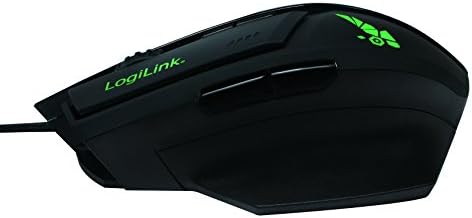 Logilink id0157 עכבר משחק USB מדויק עם חיישן אופטי שחור