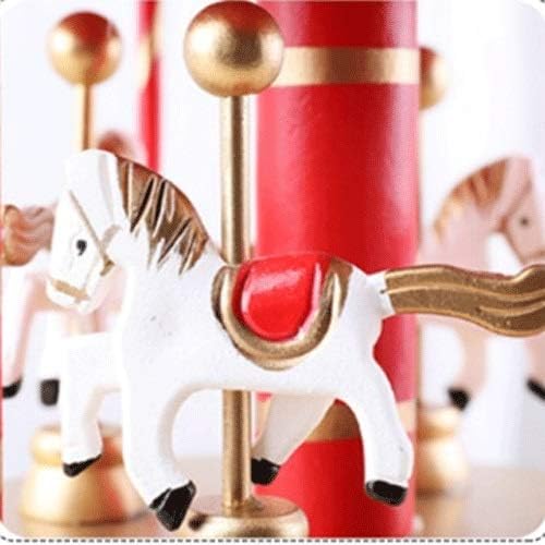 MXiaoxia שמח-גו-סיבוב סנטה קלאוס קופסת מוסיקה צעצוע בית קישוט ביתי מתנת יום הולדת של מוזיקת ​​חג מוסיקה