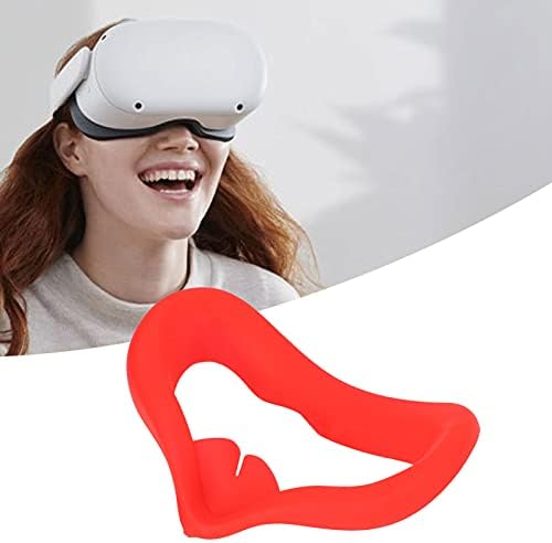 כיסוי להגן על עיניים, כרית פנים אטומה לזיעה מעשית כרית פנים vr פנים כיסוי סיליקון עבור אוזניות Oculus Quest2
