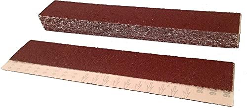Starcke Premium אלומיניום תחמוצת Longboard גיליונות מלטש 2-3/4 x 17-1/2 אינץ