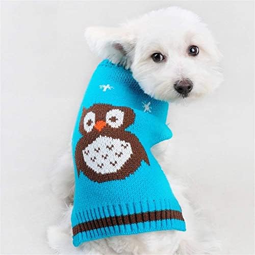בגדי חיית מחמד של נקוקו סוודר הינשוף סוודר כלבי החתול לחג המולד לבגדי כלבים