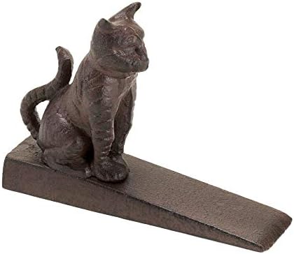 1 x דקורטיבי ברזל יצוק יושב חתלתול דלת בפתח חתול קיטי עיצוב בית ומתנות לאוהבי חיות מחמד
