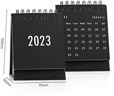 לוח שנה שולחן עבודה שולחני 2023 פשוט מצויר בצבע מוצק קליל לוח השנה של שולחן עבודה יצירתי קישוט לוח