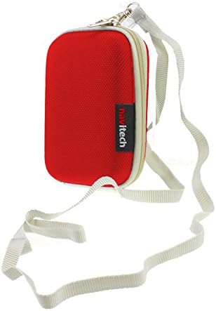 Navitech נייד אדום עמיד במים קשיחים MP3 / Mini DAB FM נגן דיגיטלי נגן רדיו רדיו / כיסוי תואם לטרקסטור I.Beat