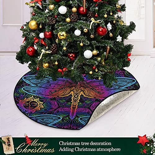 שפירית עץ חג המולד של מנדלות שפירית שטיח עץ עץ עמיד למים שטיח מחצלת תחת עץ חג המולד אביזר לחג המולד