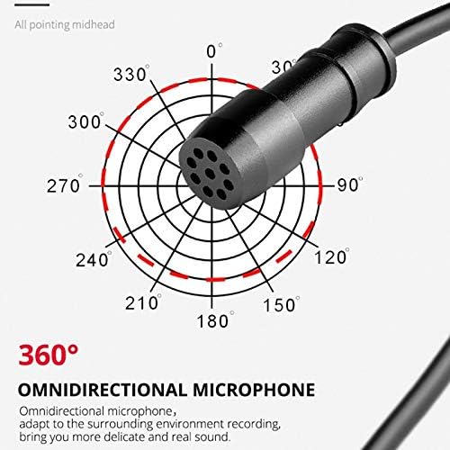 מיקרופון דו-כיווני דיגיטלי קליפ-על דש מיקרופון עבור טלפון חכם מסוג יו אס בי