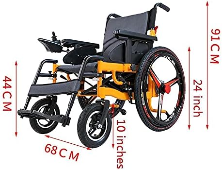 קוטקלו מתקפל כוח חשמלי חיצוני נוח נייד כיסא גלגלים תזוזה מכונה עם פולימר ליתיום סוללה (צד ימין שליטה