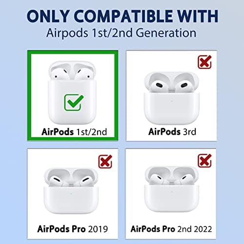 מארז רוח רפאים של Ulirath ל- AirPod 2/1 גולגול