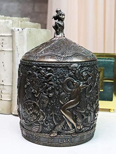 סופר בינגו מבטאים בית מתנה קופסת פנדורה יוונית עתיקה עם מחבת משחק תכשיטים דקורטיביים תכשיטים דקורטיביים-קישוט