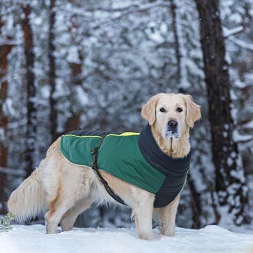 מעילי חורף של יגאמי כלב, מעיל מזג אוויר קר לחיות מחמד בגדים אטומים למים כלב משקף מעיל חורפי
